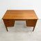 Mid Century Teak Danish Desk With 7 Drawers