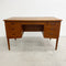 Mid Century Teak Danish Desk With 7 Drawers