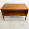 Mid Century Teak Danish Desk With 7 Drawers