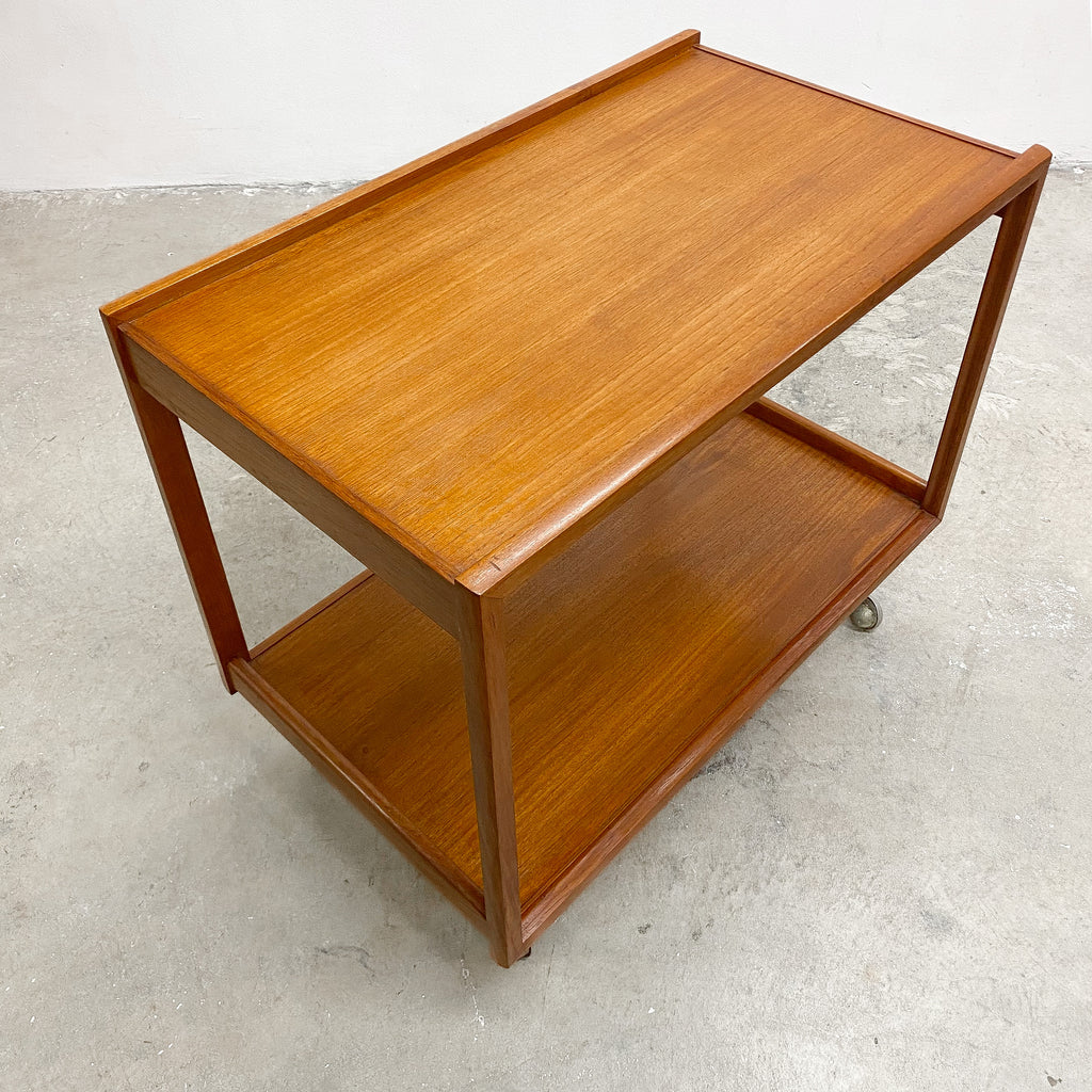 Mid Century Teak Drinks Cocktail Trolley