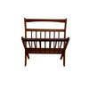 Mid Century Teak Folding Magazine Rack