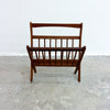 Mid Century Teak Magazine Rack