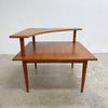 Mid Century Teak Parker Corner Table 1970s