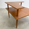 Mid Century Teak Parker Corner Table 1970s