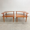 Mid Century Teak Parker Corner Table 1970s