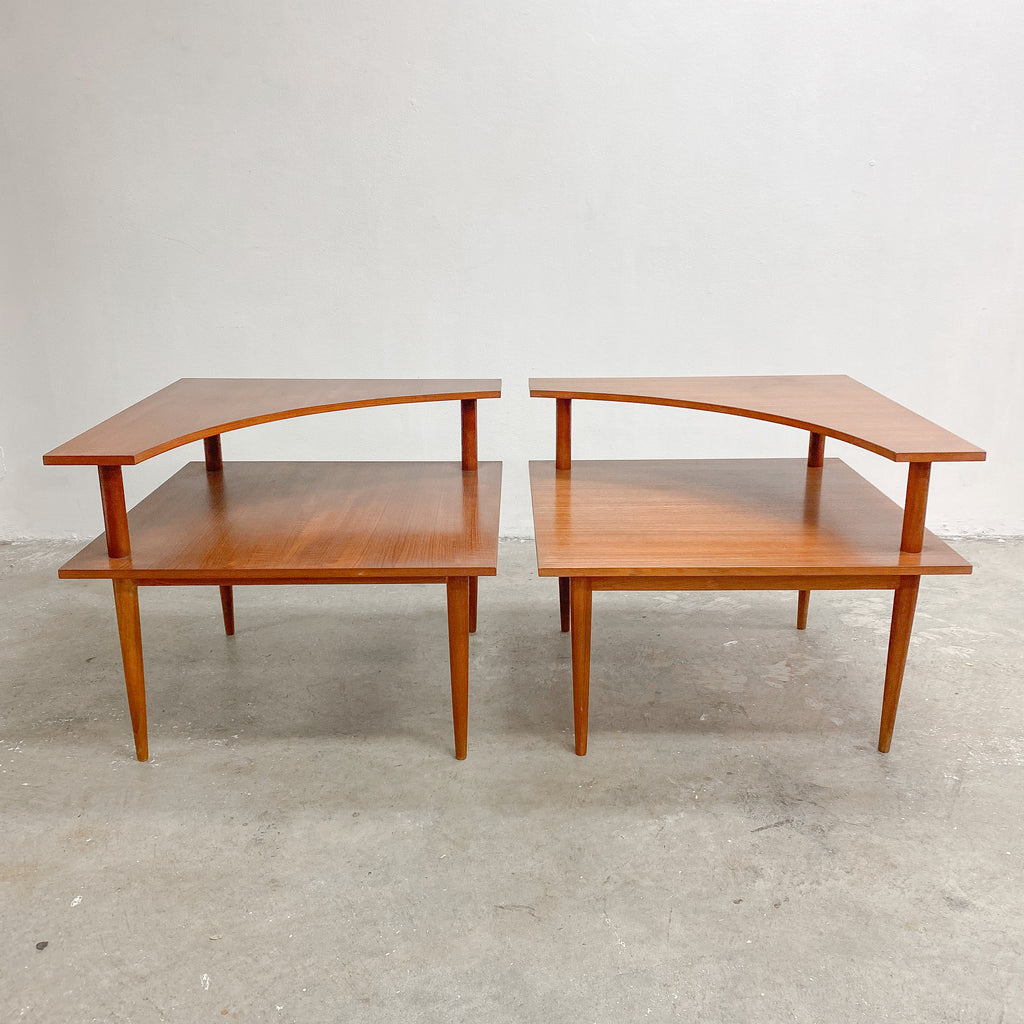 Mid Century Teak Parker Corner Table 1970s
