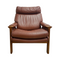 Mid Century Tessa T21 Brown Leather Armchair