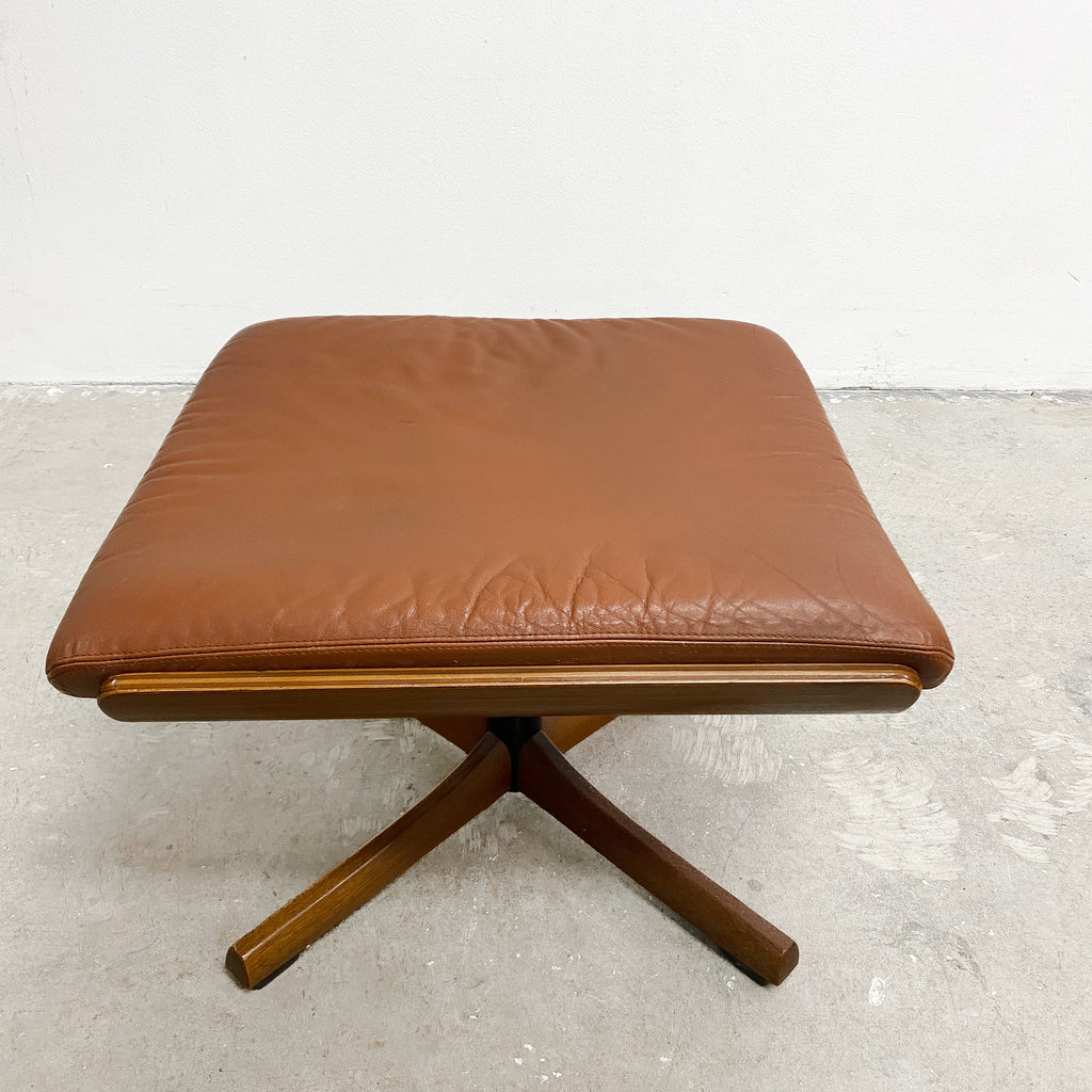 Mid Century Tessa T21 Leather Footstool