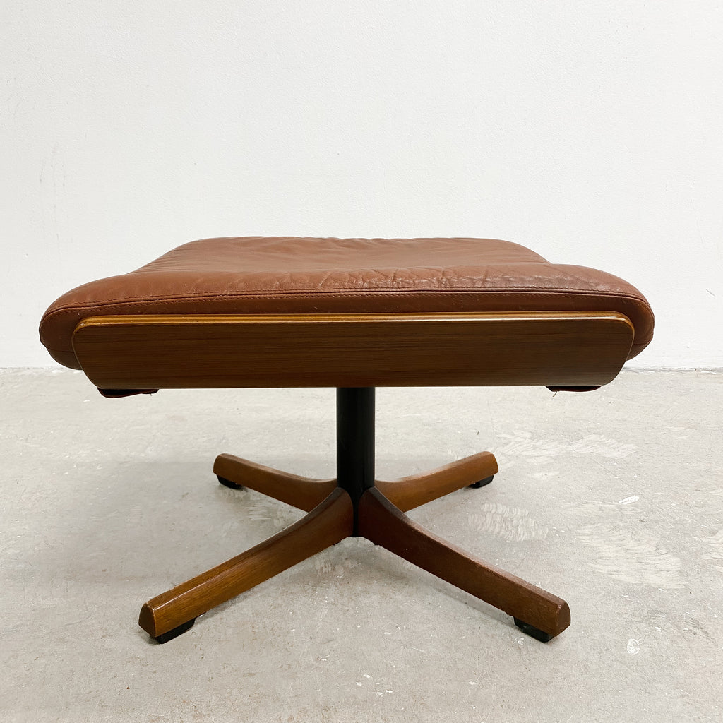 Mid Century Tessa T21 Leather Footstool