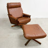 Mid Century Tessa T21 Leather Footstool
