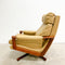 Mid Century Tessa T21 Swivel Armchair With Footstool