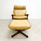 Mid Century Tessa T21 Swivel Armchair With Footstool