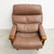 Mid Century Tessa T 21 Swivel Leather Armchair