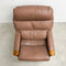 Mid Century Tessa T 21 Swivel Leather Armchair