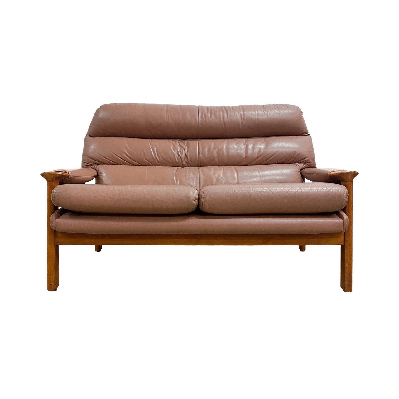 Mid Century Tessa T21 Two Seater Leather Sofa