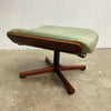 Mid Century Tessa T21 or Delmont Sage Green Leather Footstool