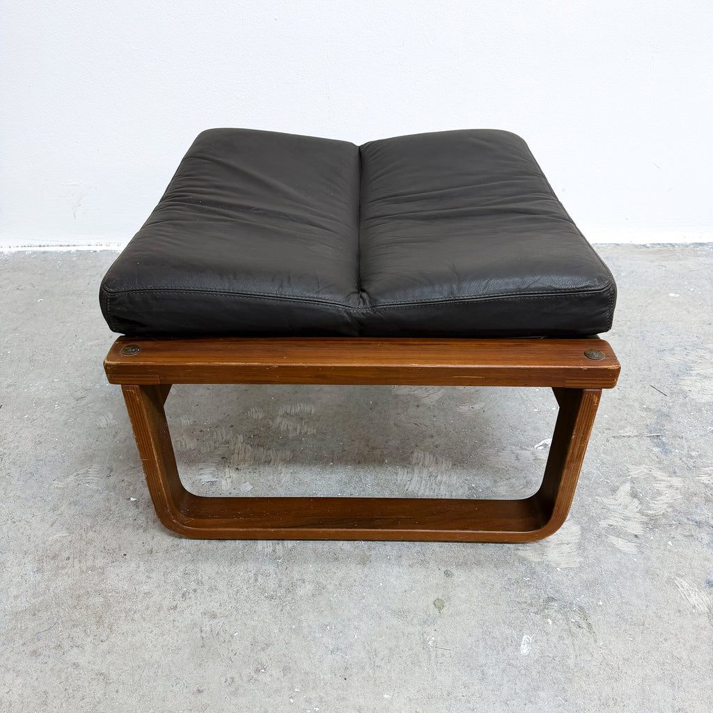 Mid Century Tessa T4 Leather Footstool
