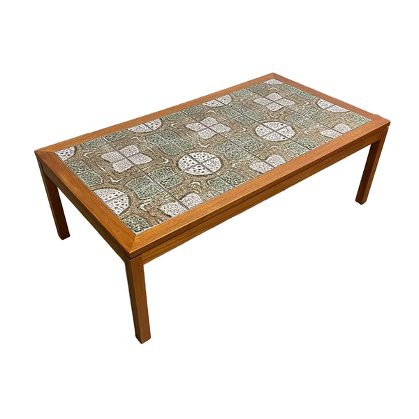 Mid Century Tile Top Coffee Table - Restored