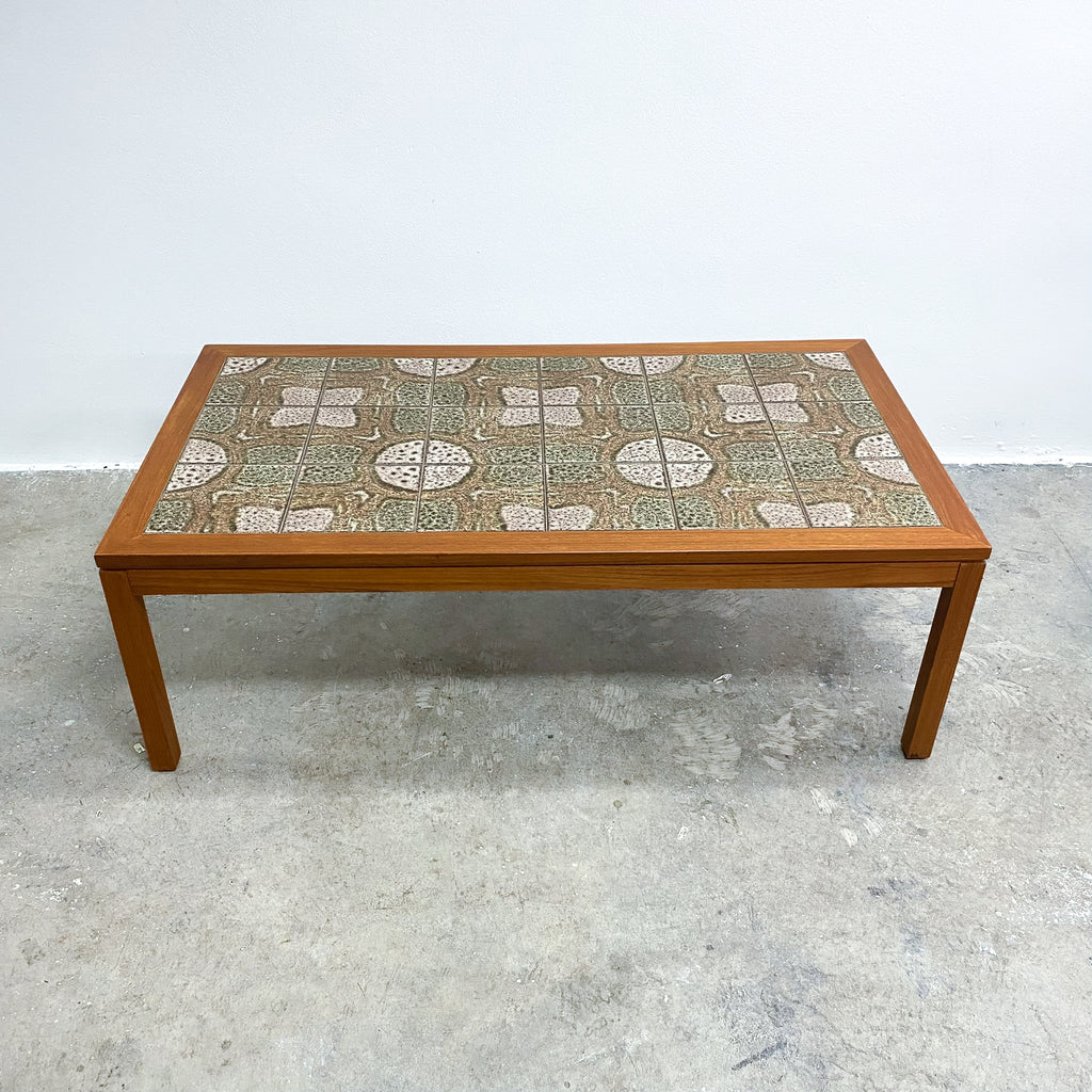 Mid Century Tile Top Coffee Table - Restored