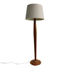 Mid Century Turned Timber Floor Lamp