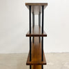 Mid Century Two Bay Open Display Bookshelf By Laranda