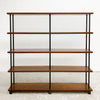 Mid Century Two Bay Open Display Bookshelf By Laranda