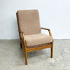 Mid Century Van Treight Armchair New Boucle Upholstery Frame Restored