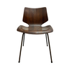 Mid Century Walnut and Moulded Plywood Chair