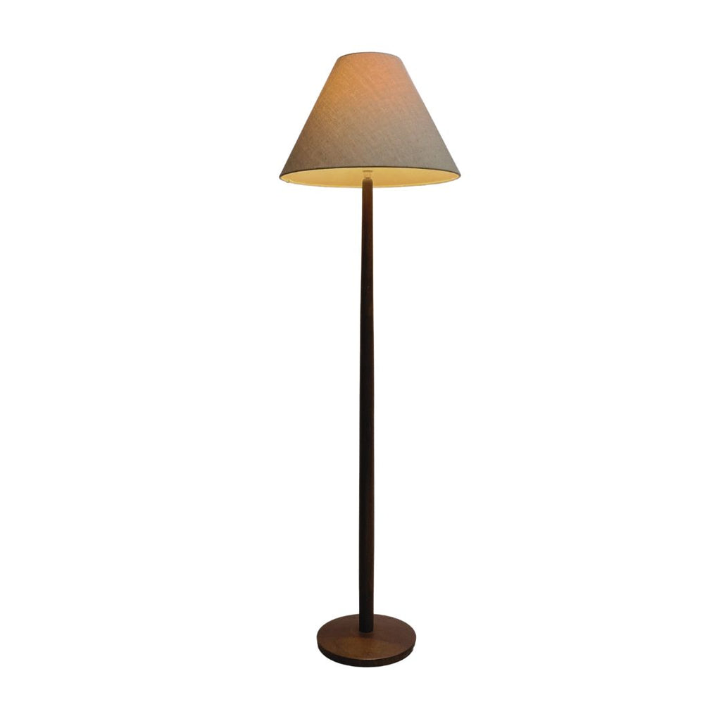 Mid Century Wooden Floor Lamp