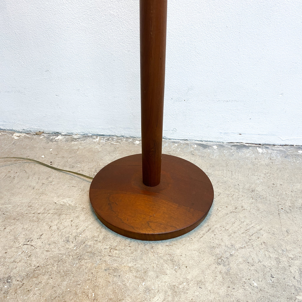 Mid Century Wooden Floor Lamp