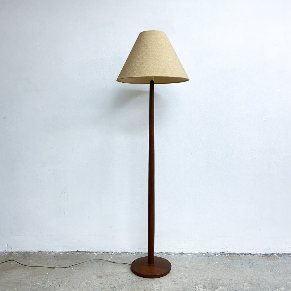 Mid Century Wooden Floor Lamp