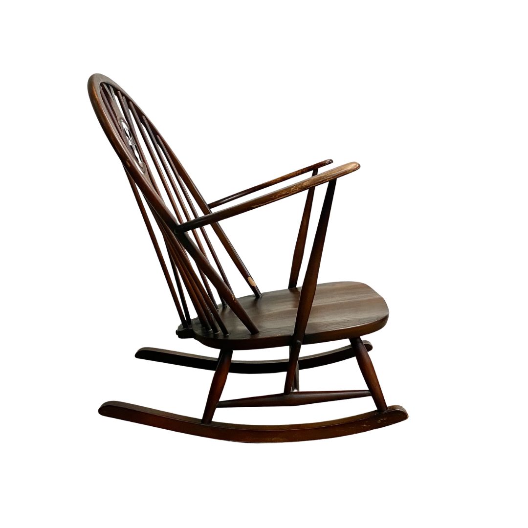 Mid Century 'Windsor' Beech & Elm Rocking Chair By Ercol c1960– The ...