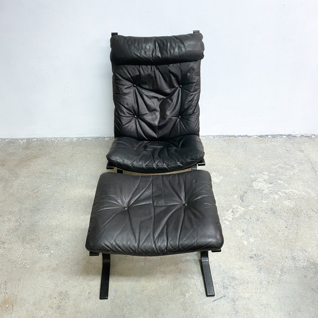Mid Century 'Siesta' Chair With Footstool By Ingmar Relling