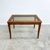 Mid Century Australian Teak And Glass Side Table Or Coffee Table