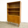 Mid Century Danish Bookshelf With Cabinet