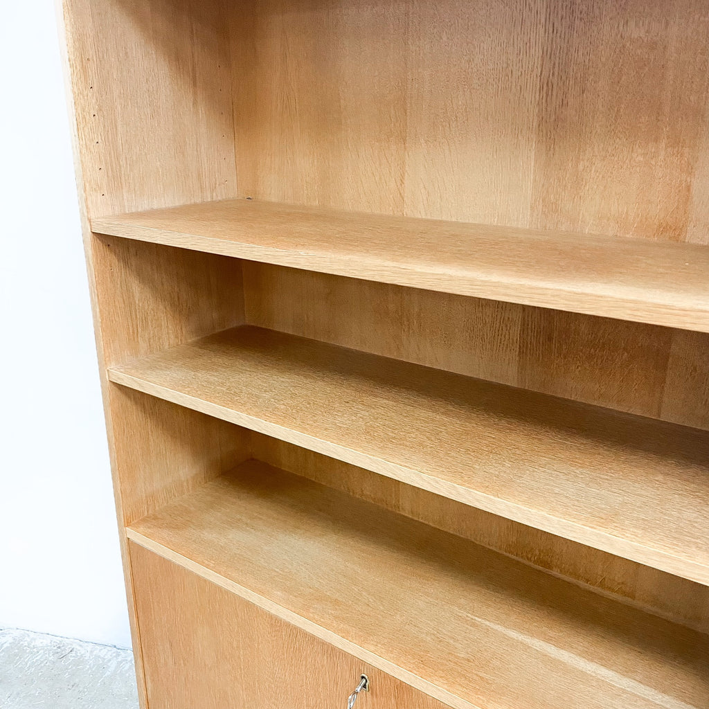 Mid Century Danish Bookshelf With Cabinet