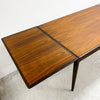 Mid Century Danish Brazilian Rosewood Extension Dining Table - Restored