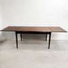 Mid Century Danish Brazilian Rosewood Extension Dining Table - Restored