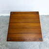 Mid Century Danish Square Teak Side Tables