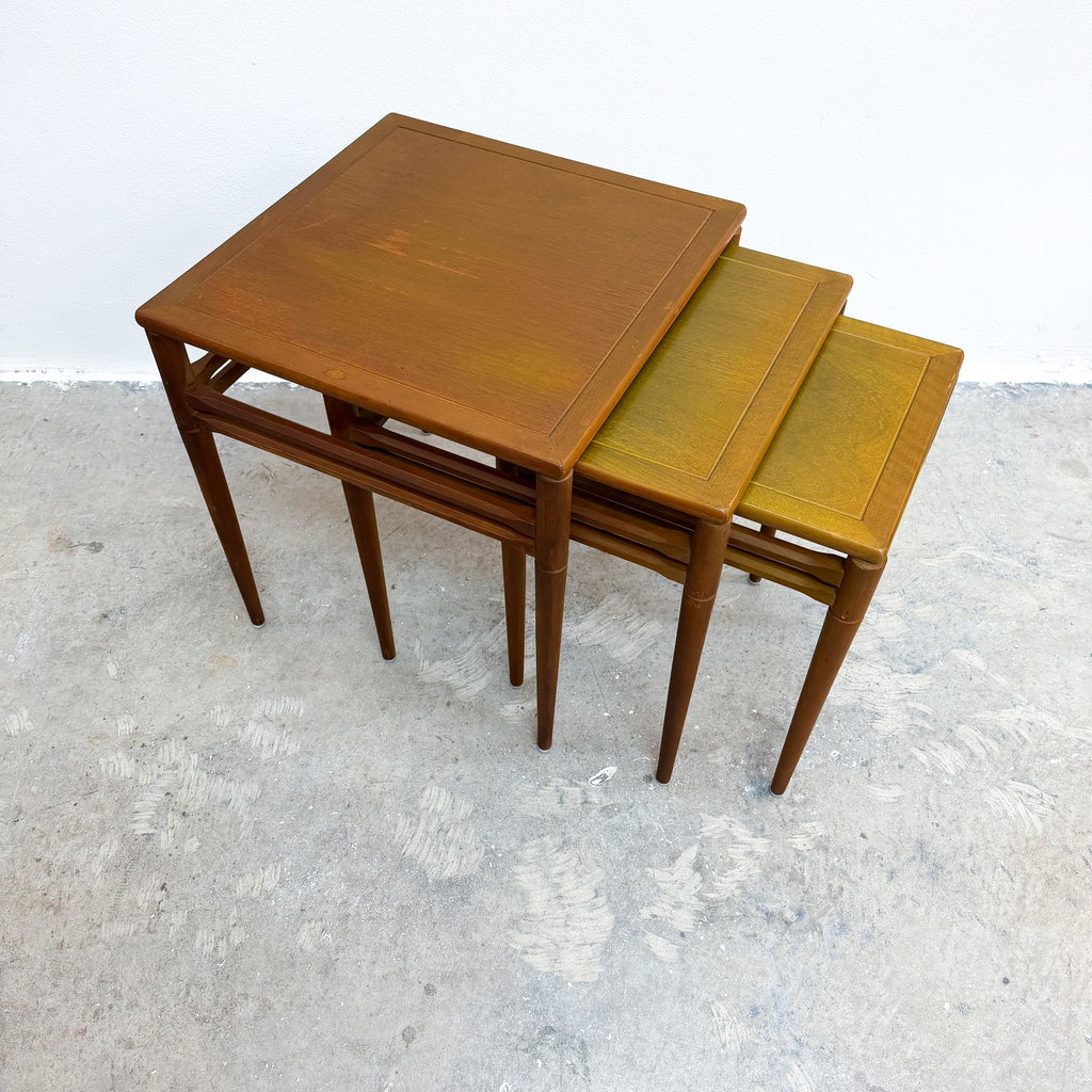 Mid Century Nest Of Side Tables By John Duffecy