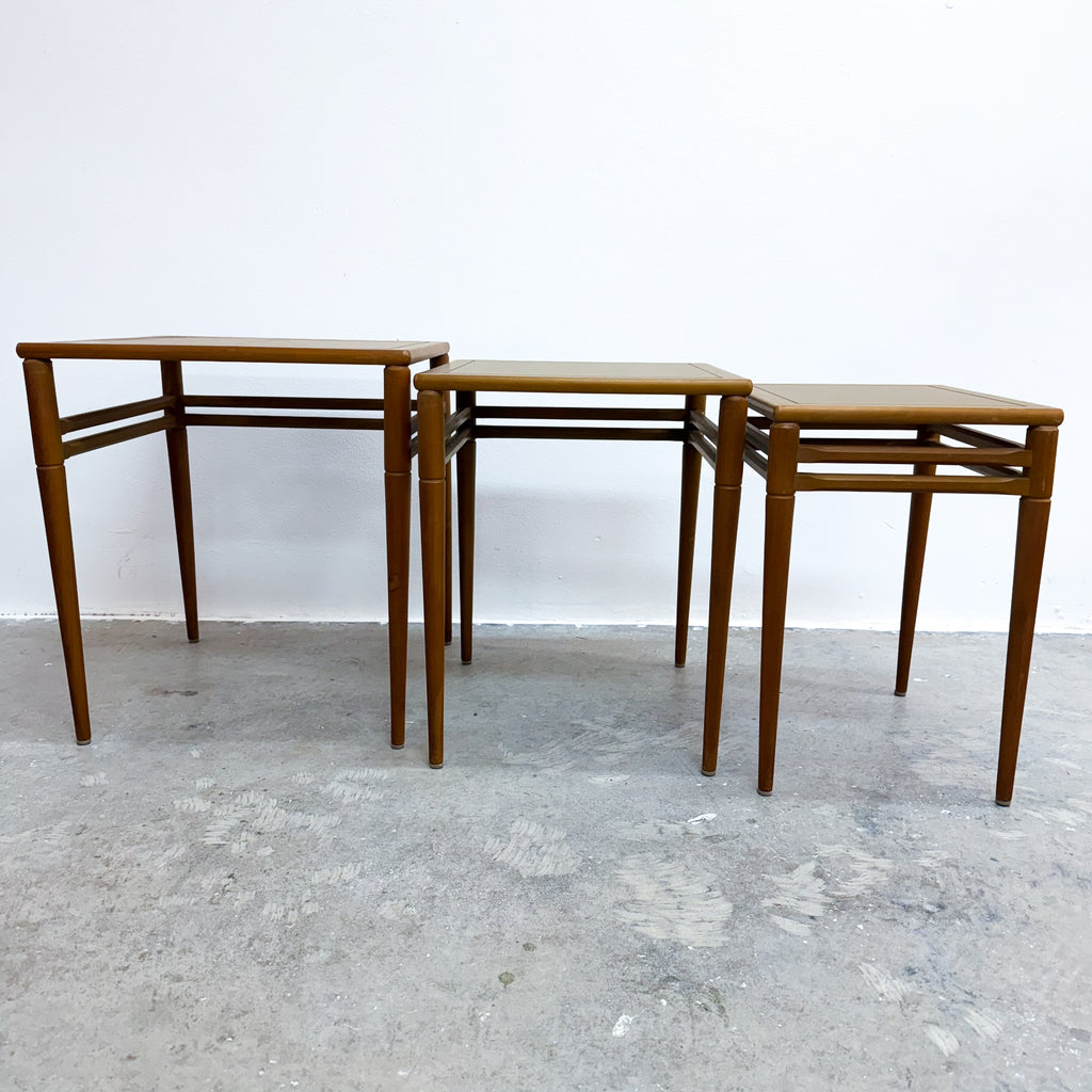Mid Century Nest Of Side Tables By John Duffecy