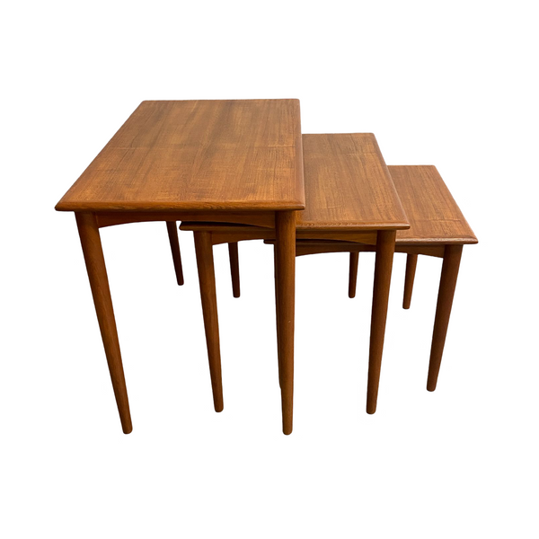 Mid Century Parker Nest Of 3 Side Tables