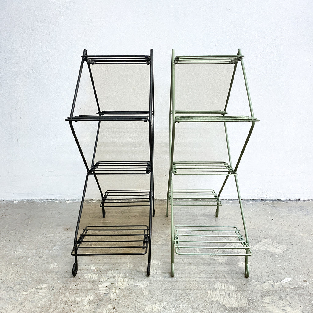 Mid century Modern Metal Wire 4 Tier Plant Stand