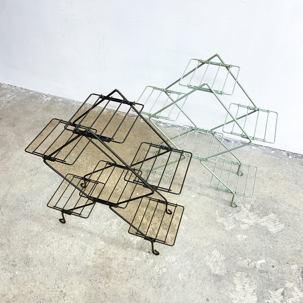 Mid century Modern Metal Wire 4 Tier Plant Stand
