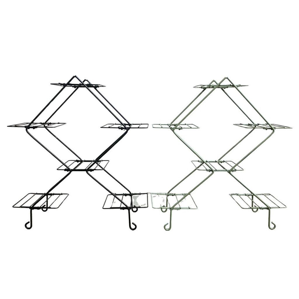 Mid century Modern Metal Wire 4 Tier Plant Stand