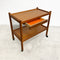 Mid Century Parker Teak Drinks Cocktail Trolley