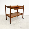 Mid Century Parker Teak Drinks Cocktail Trolley