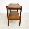 Mid Century Parker Teak Drinks Cocktail Trolley