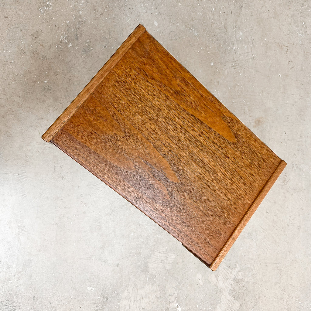 Mid century Parker teak bedside table