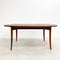 Mid Century Parker Teak Oval Extension Dining Table